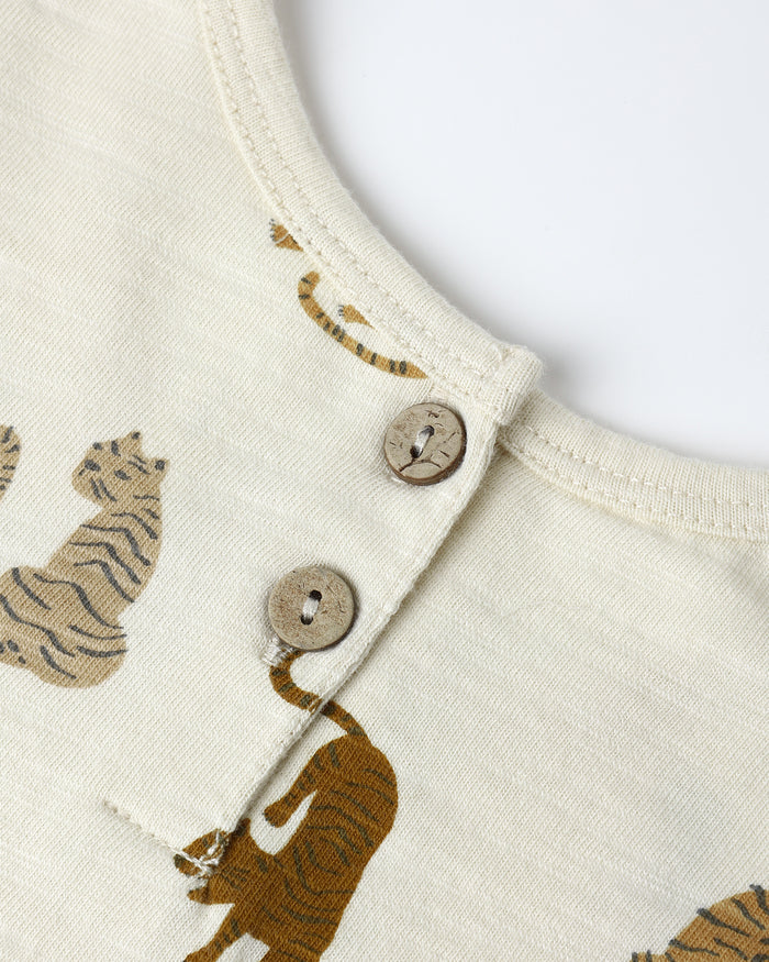 Tigers Henley Jumpsuit