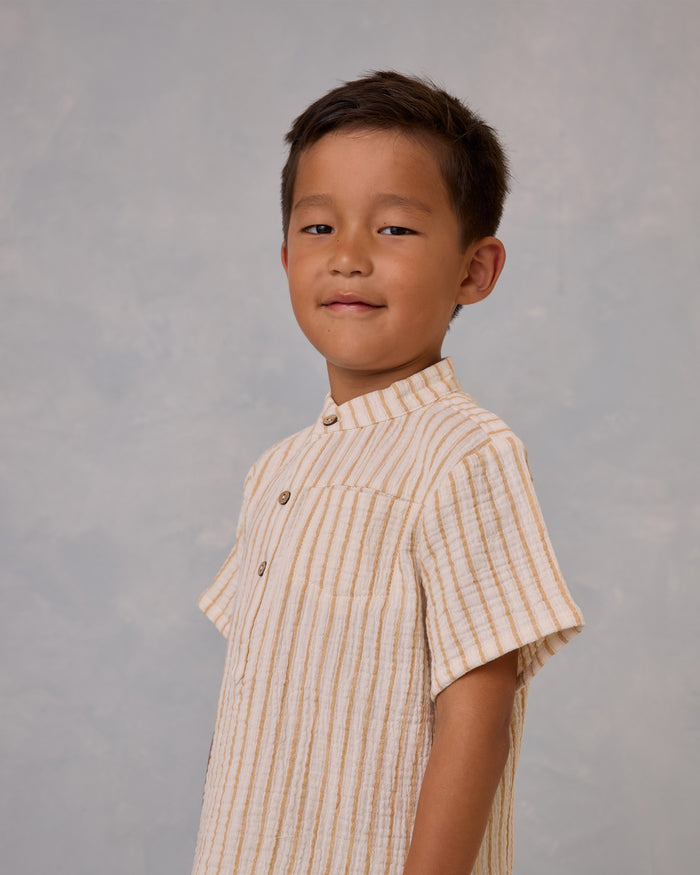 Marigold Stripe Mason Shirt