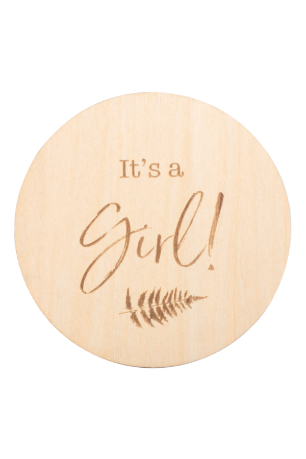 It's A Girl Milestone Disc