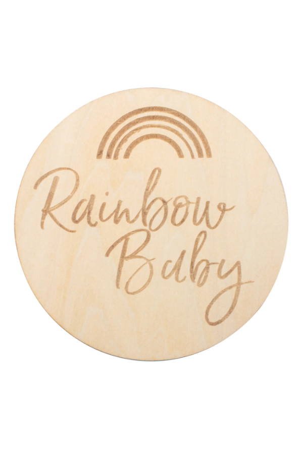 Rainbow Baby Milestone Disc