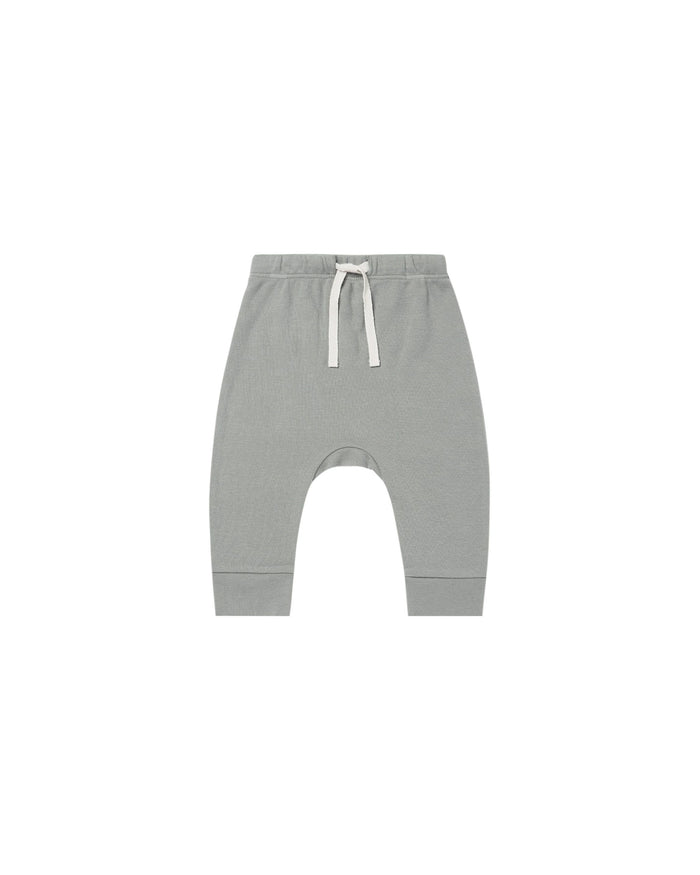 Dusty Blue Drawstring Pant