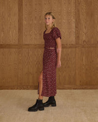 Tween Harvest Berry Midi Skirt