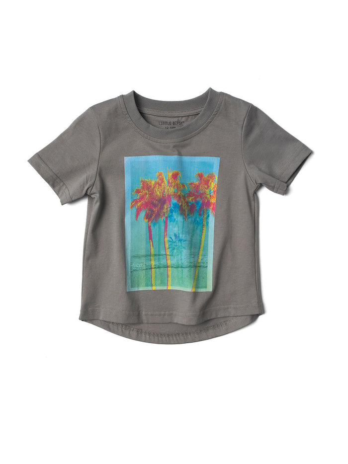 Neon Palm Tree Tee