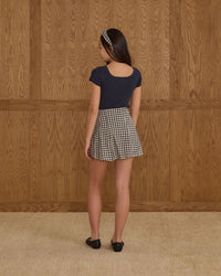 Tween Navy Scallop Tee