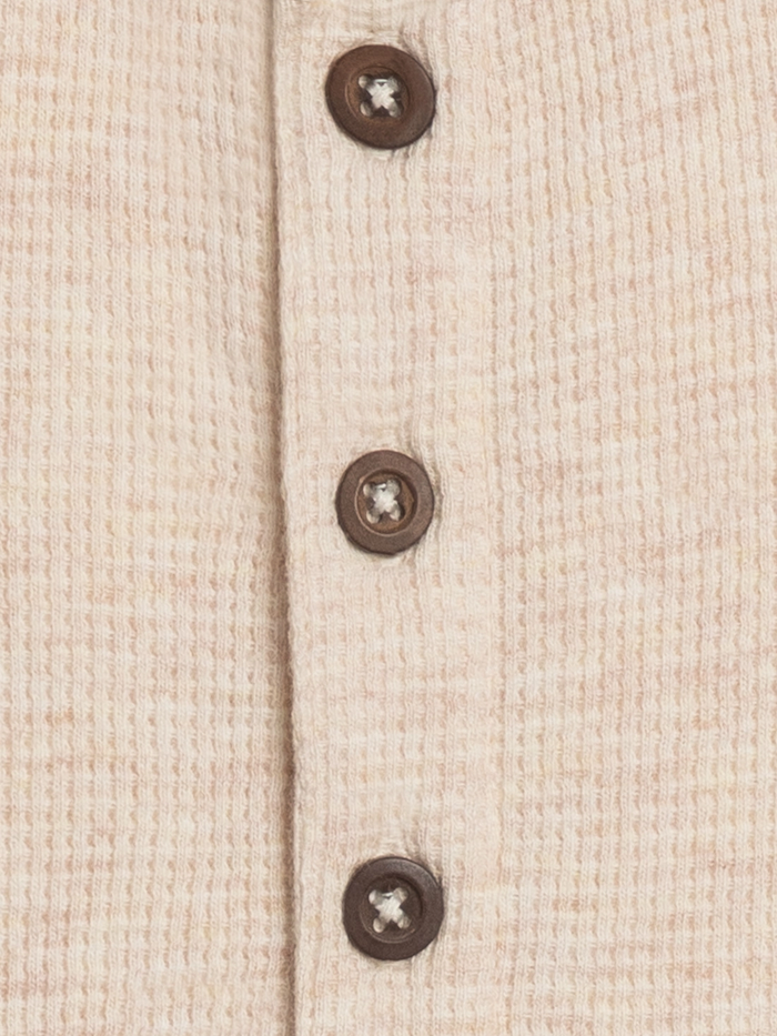 Oat Waffle Henley Romper