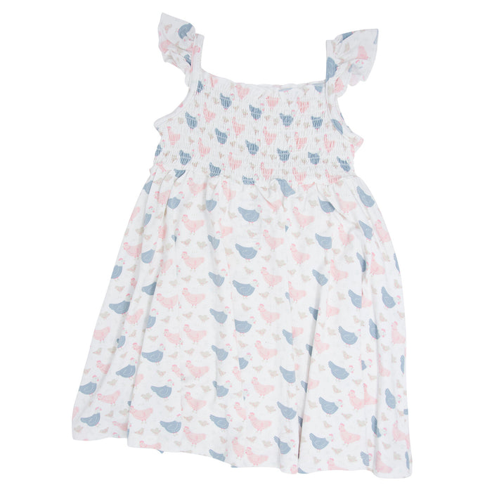Happy Hens Smocked Dress
