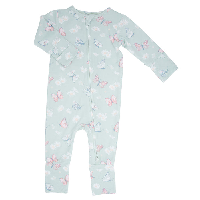 Mint Butterfly Daisy Bamboo Sleeper