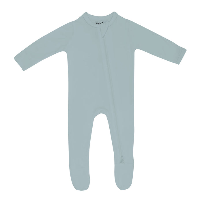 Zippered Footie - Glacier