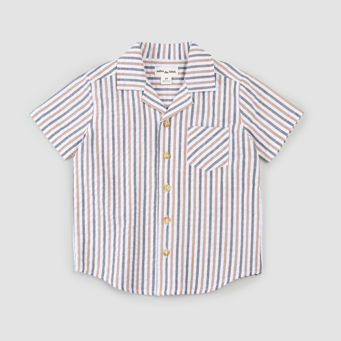 Striped Seersucker Shirt
