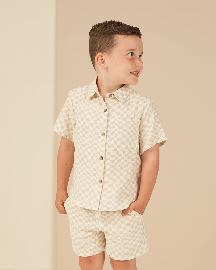 Dove Check Bermuda Shorts