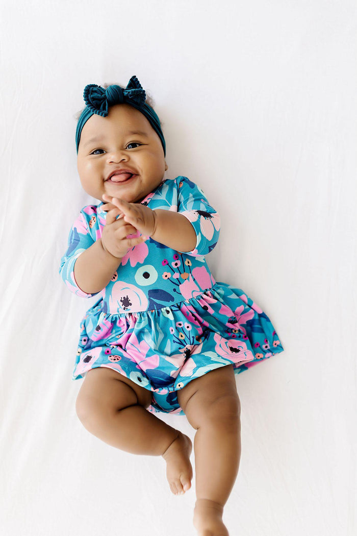 Twirling in Teal Twirl Bodysuit