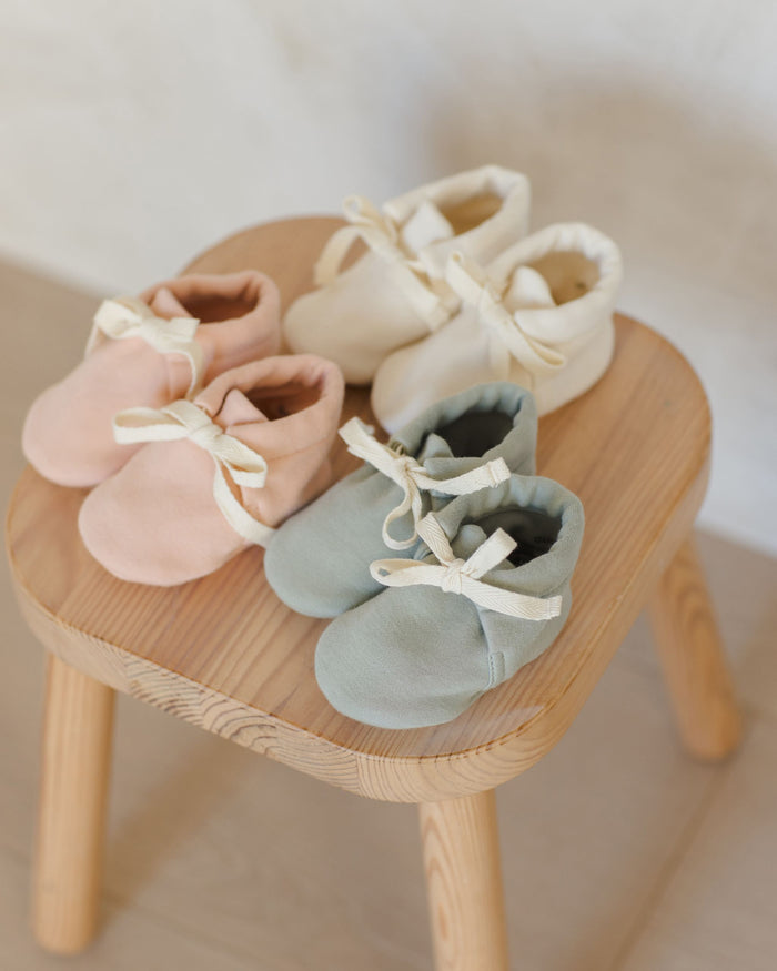Melon Baby Booties