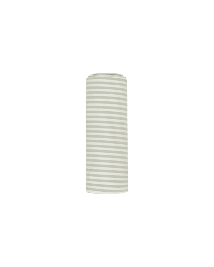 Sage Stripe Swaddle