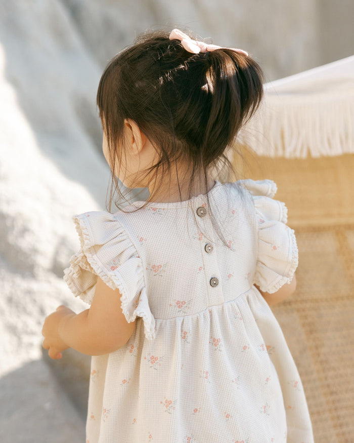 Vintage Rose Waffle Daisy Dress