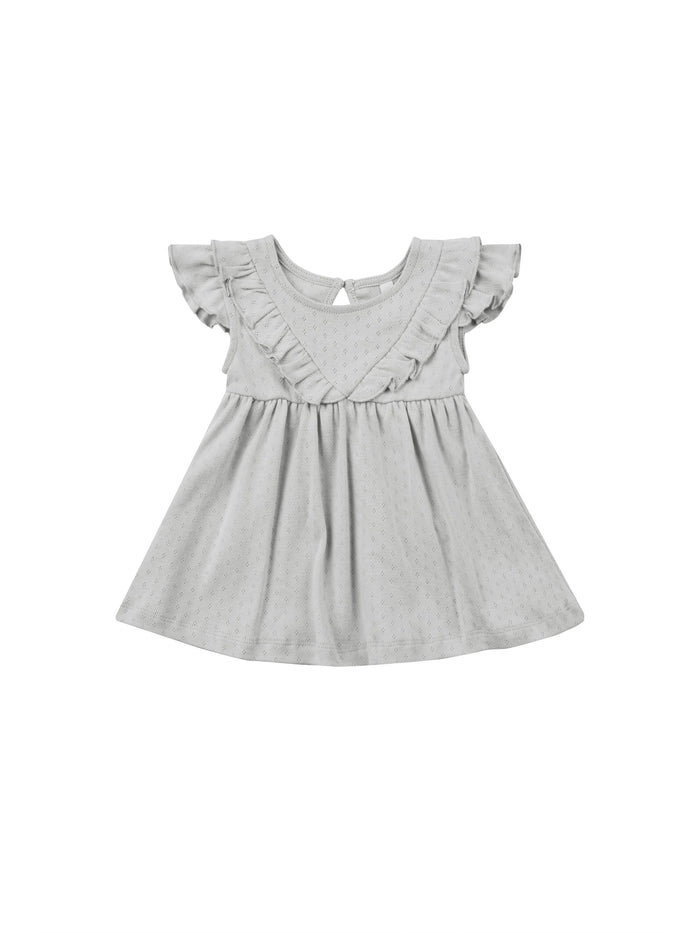 Cloud Ruffle V Dress