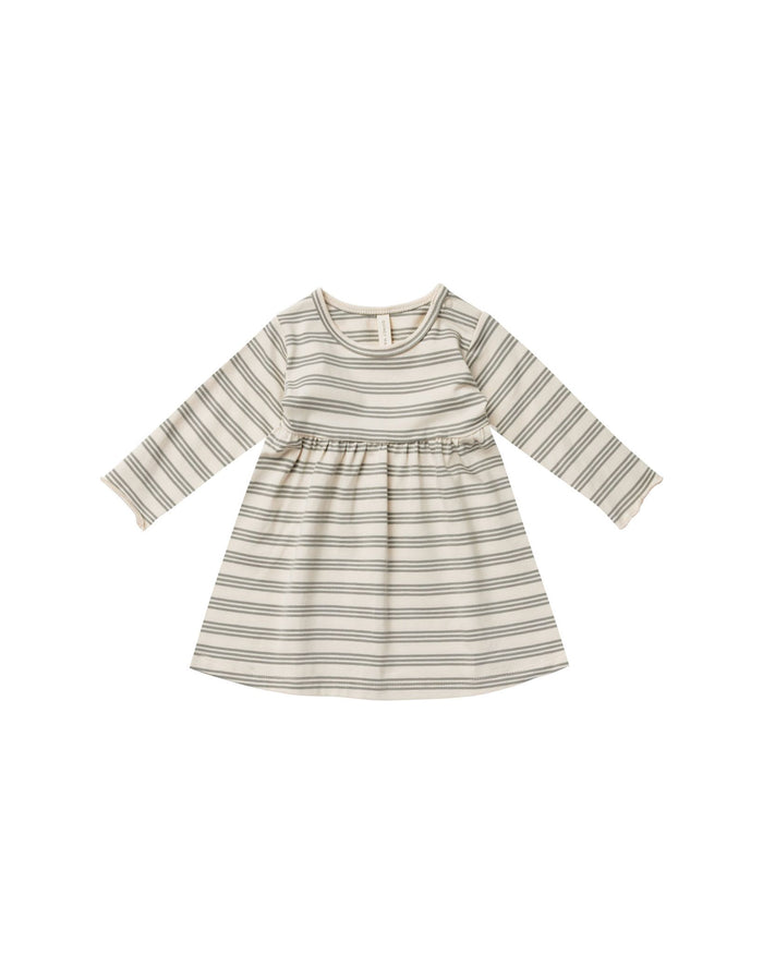Basil Stripe Long Sleeve Dress