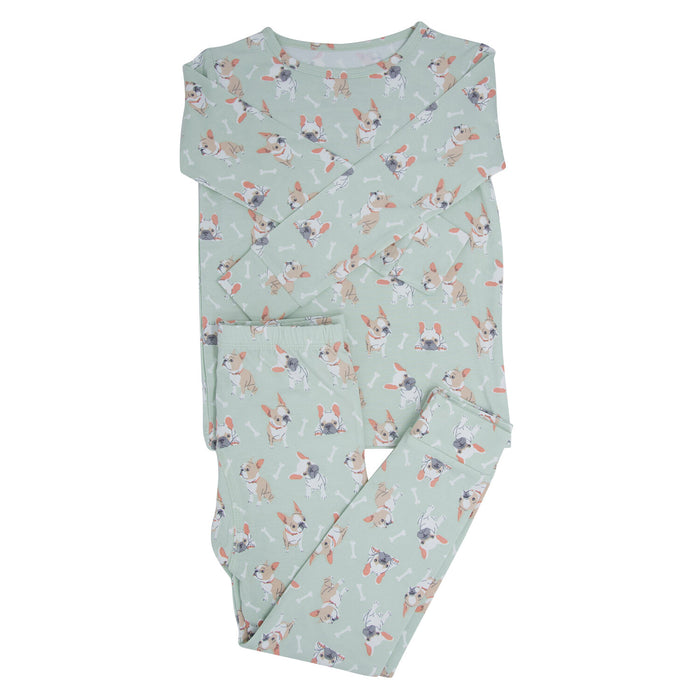 Frenchie Fun Bamboo Pajama Set