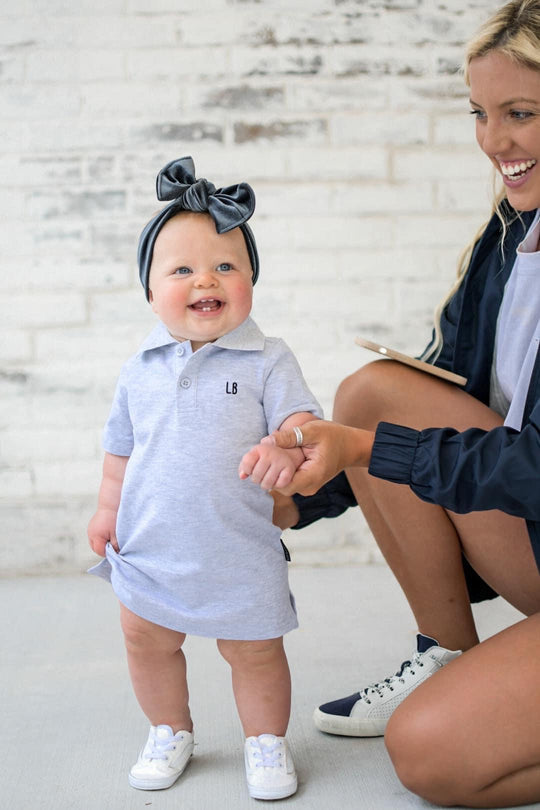 Grey Polo Dress