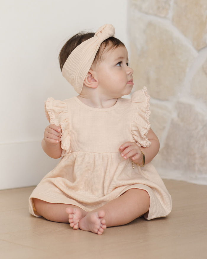 Antique Waffle Daisy Dress