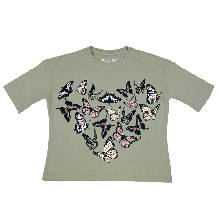 Sage Butterfly Tee