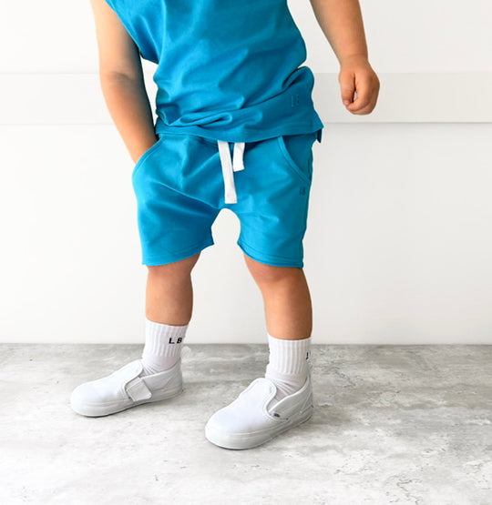 Electric Blue Harem Shorts
