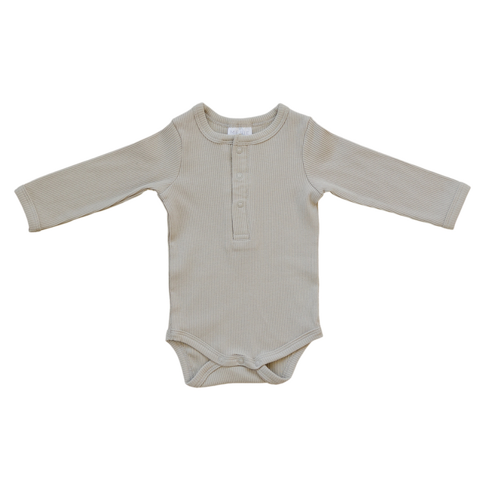 Organic Cotton Snap Long Sleeve Bodysuits