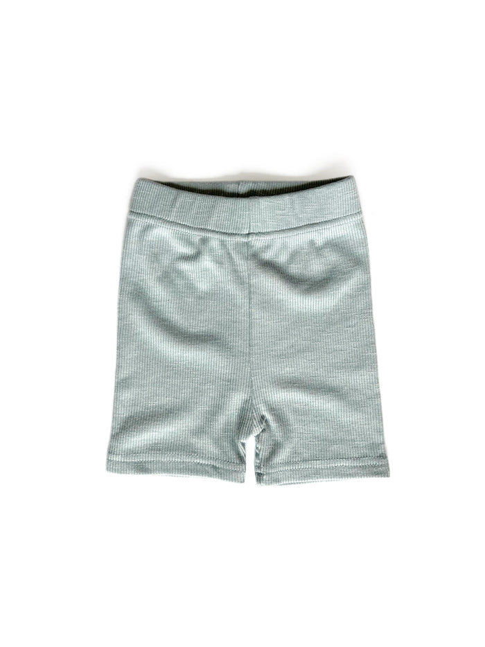 Seaside Ribbed Biker Shorts