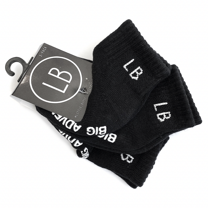 Socks 3 Pack - Black