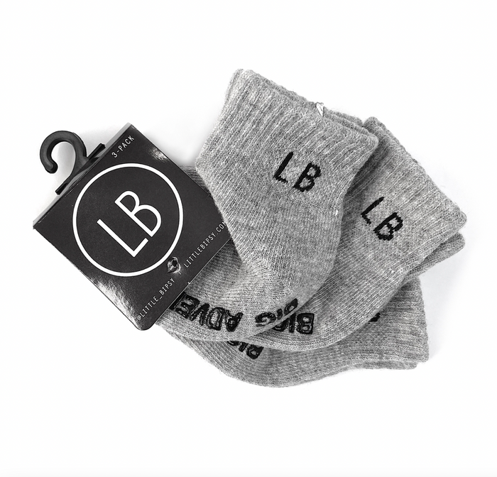 Socks 3 Pack - Grey