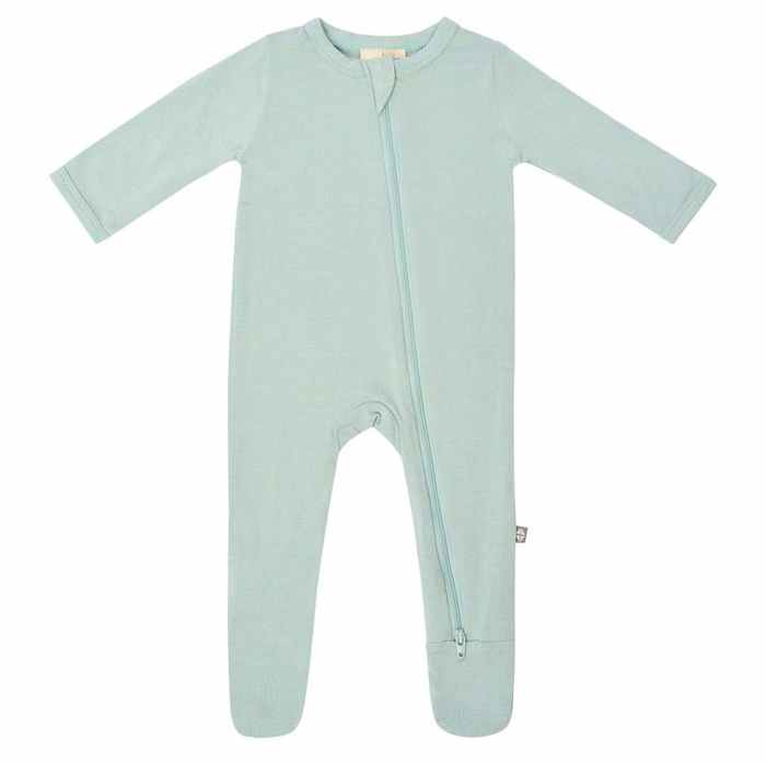 Zippered Footie - Sage