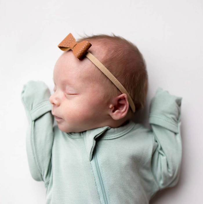 Zippered Footie - Sage