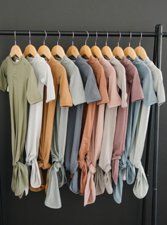 Mebie Stretch Knot Gowns