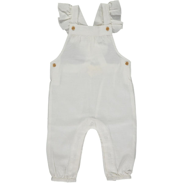 White Eloise Overalls