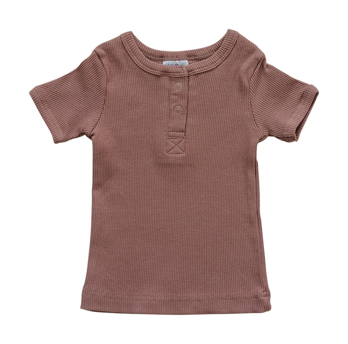 Fern Snap Shirt - Dusty Rose