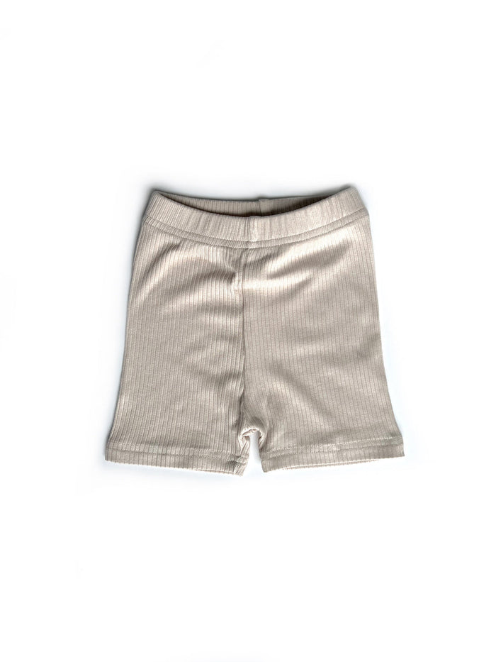 Ribbed Biker Short - Shell