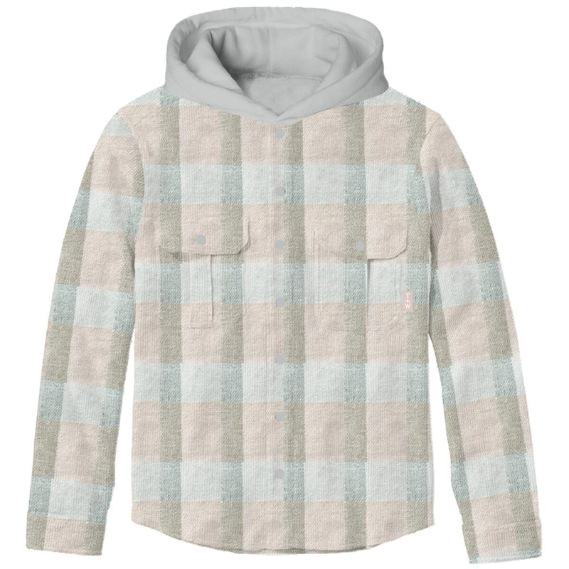 Pink Hooded Flannel