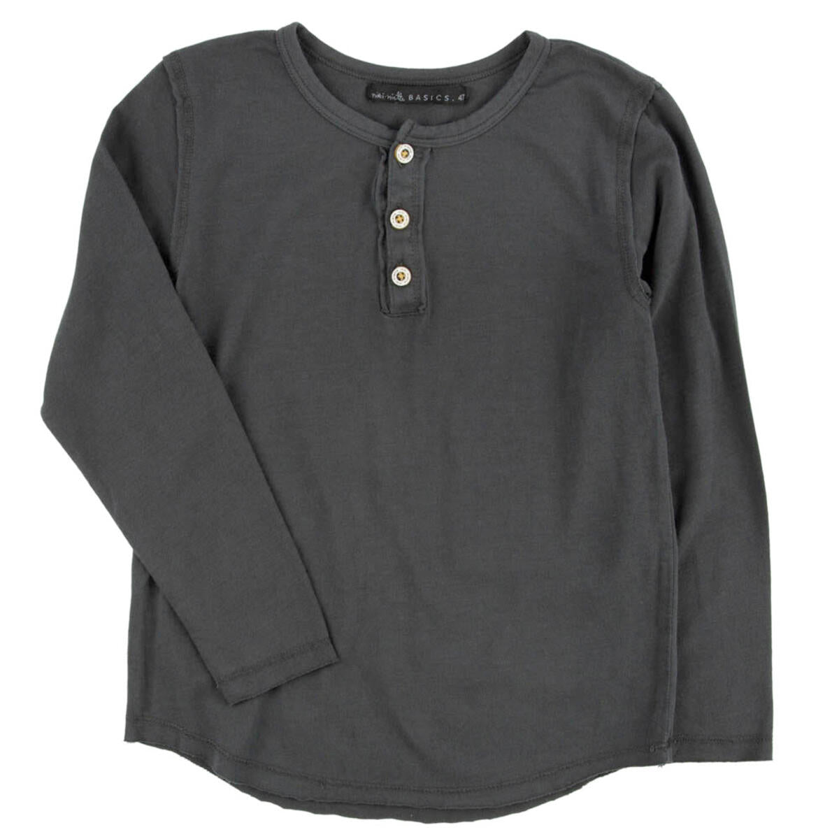 Slate Button Henley