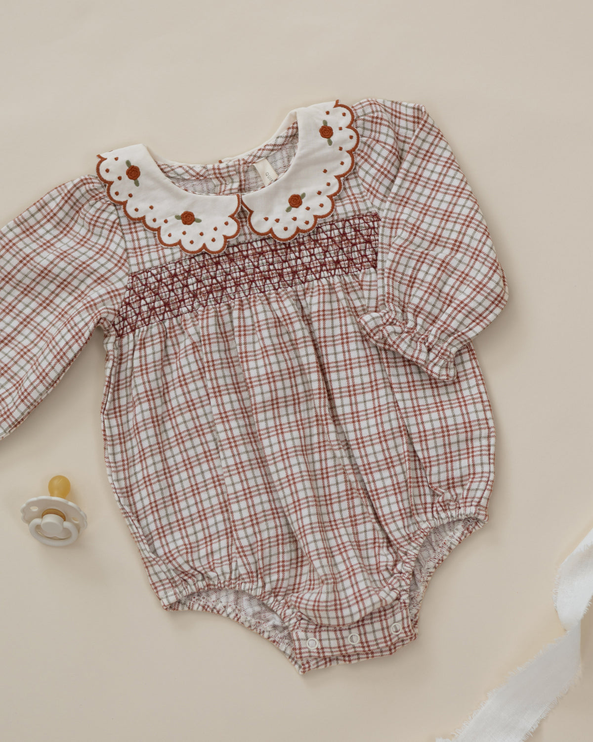 Christmas Plaid Callie Romper