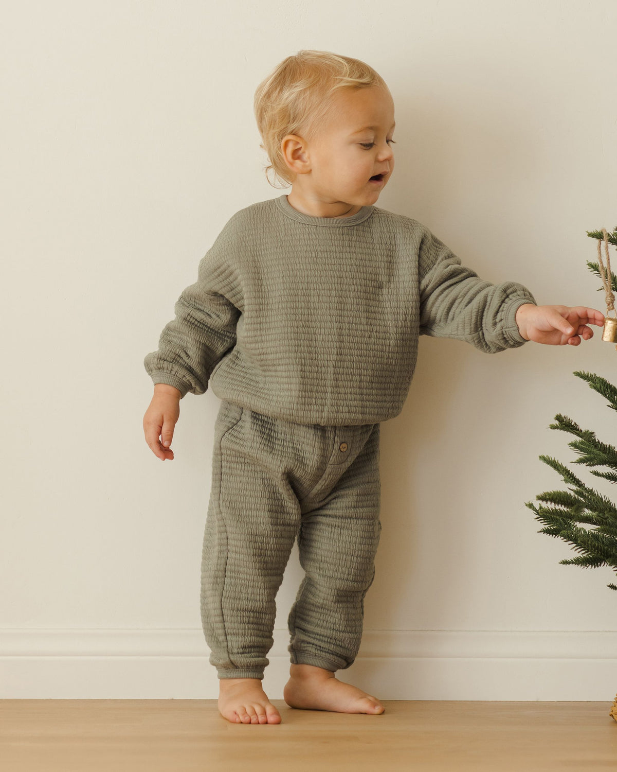 Forest Textured Sweat Set