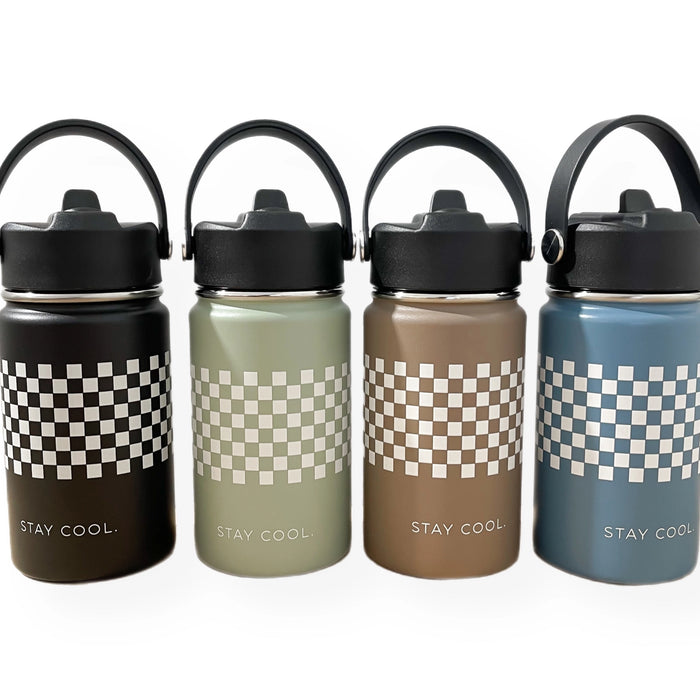Checkered Insulated Cups