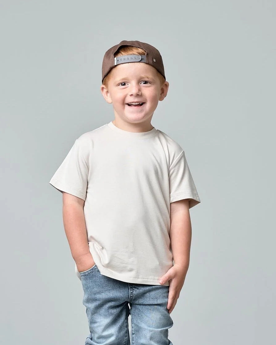 Cream Bamboo Tee
