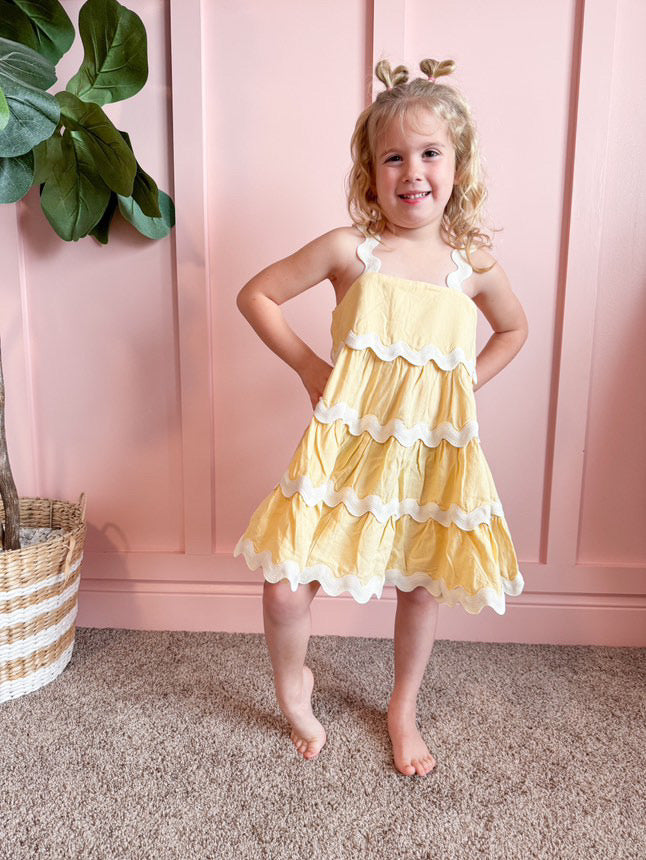 Yellow Ric Rac Dress