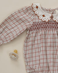 Christmas Plaid Callie Romper