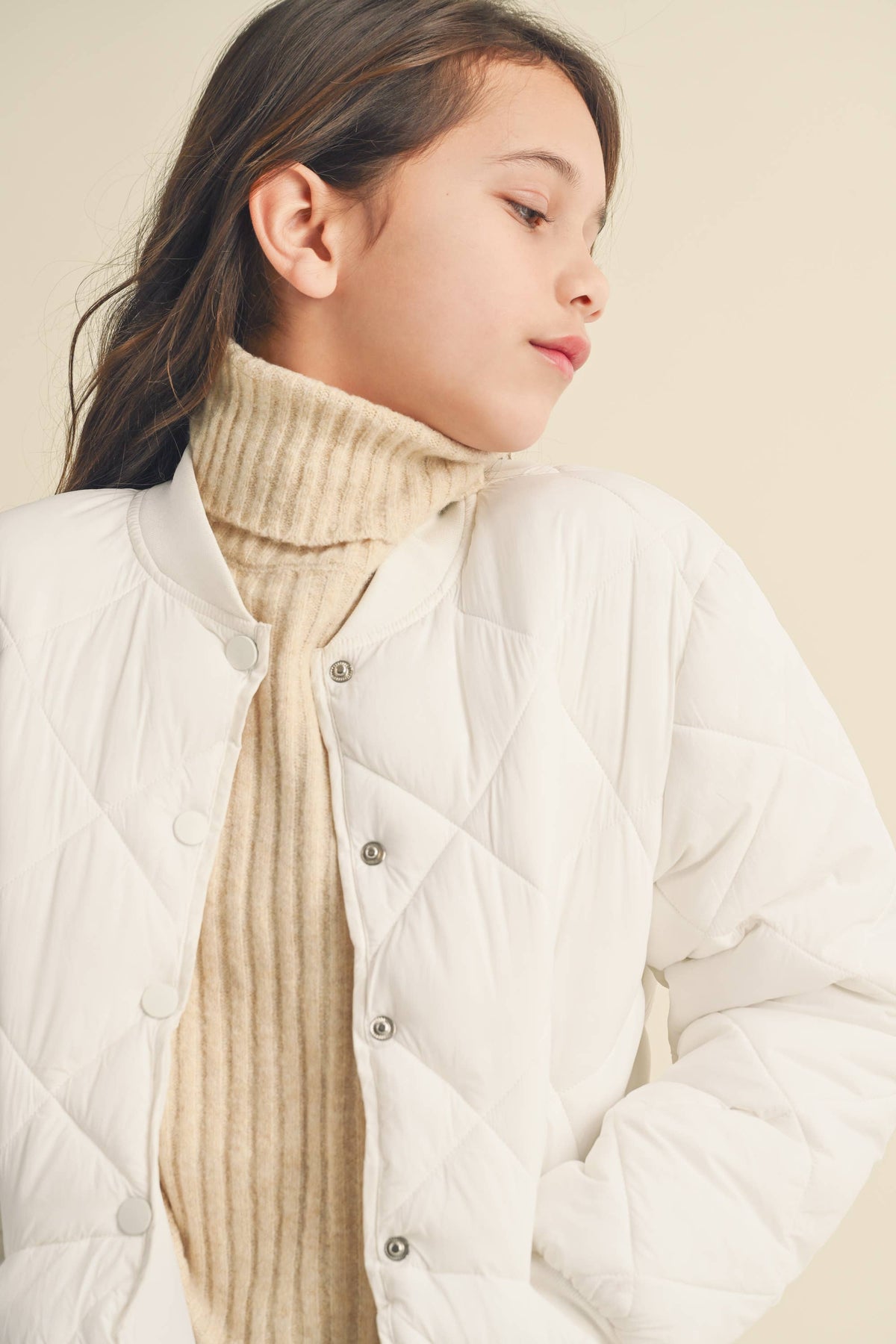 Tween Sage Quilted Jacket