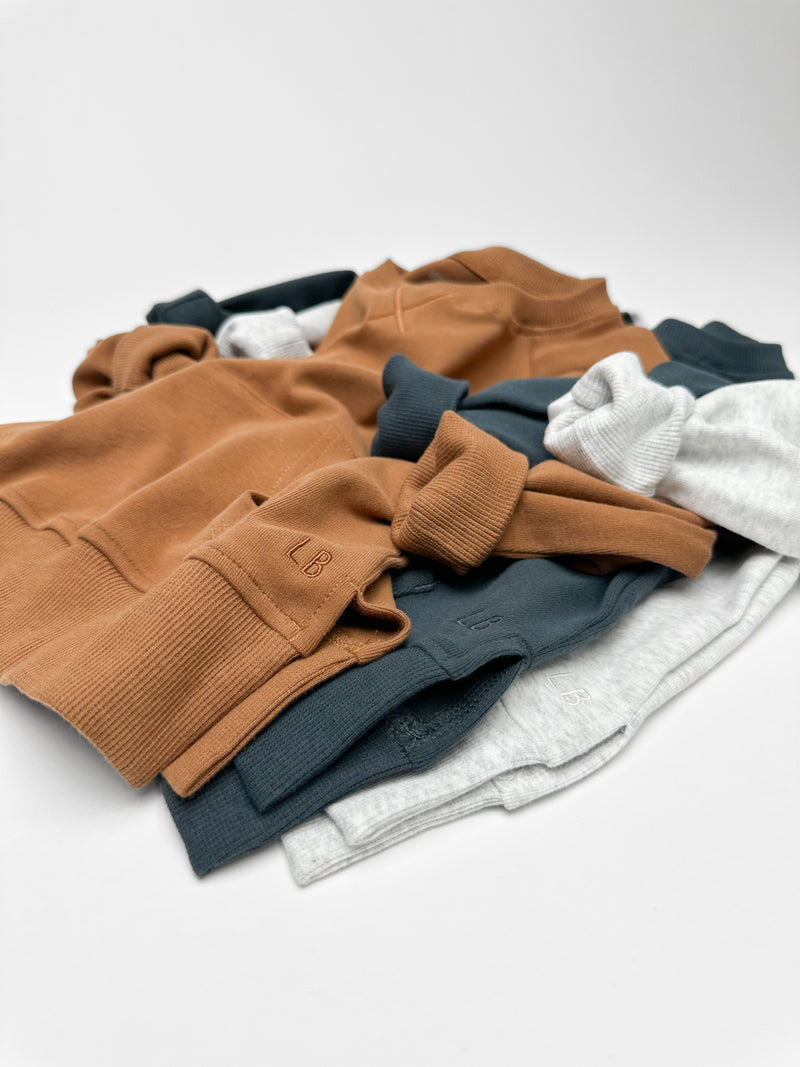 Light Heather Grey Pocket Pullover