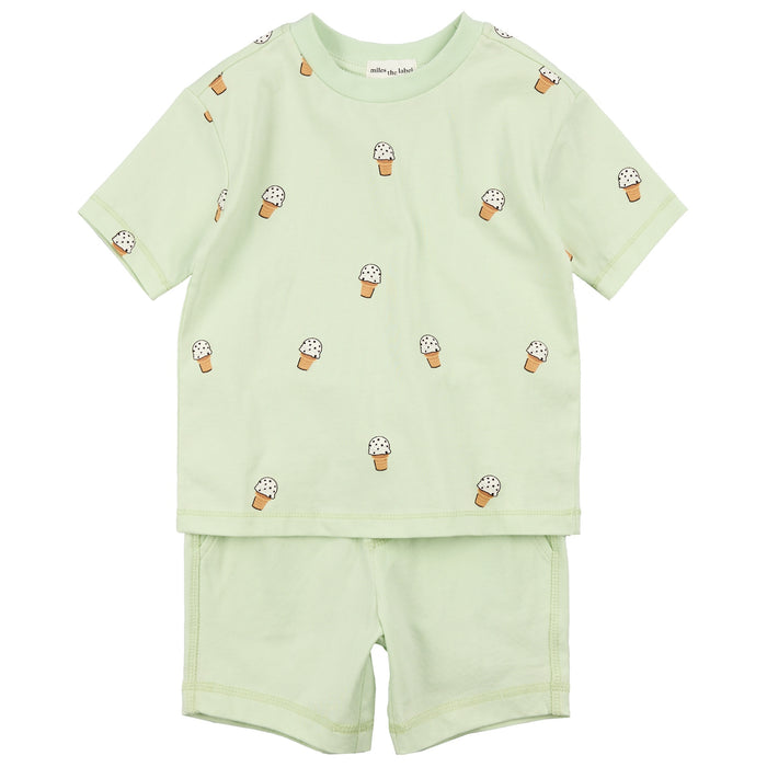 Mint Ice Cream Set
