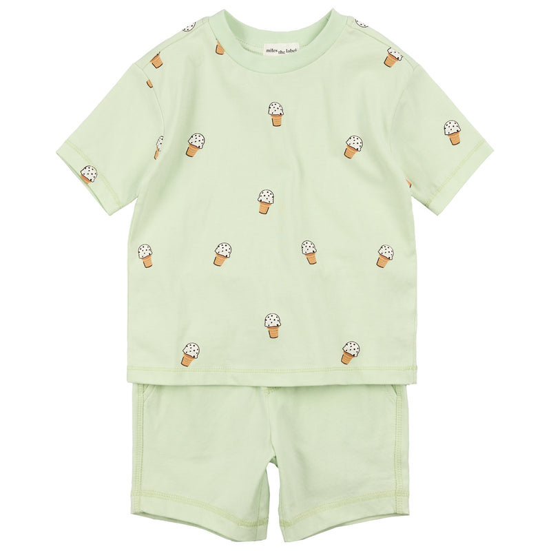 Mint Ice Cream Set