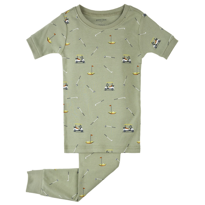 Golf Short Sleeve Pajama Set