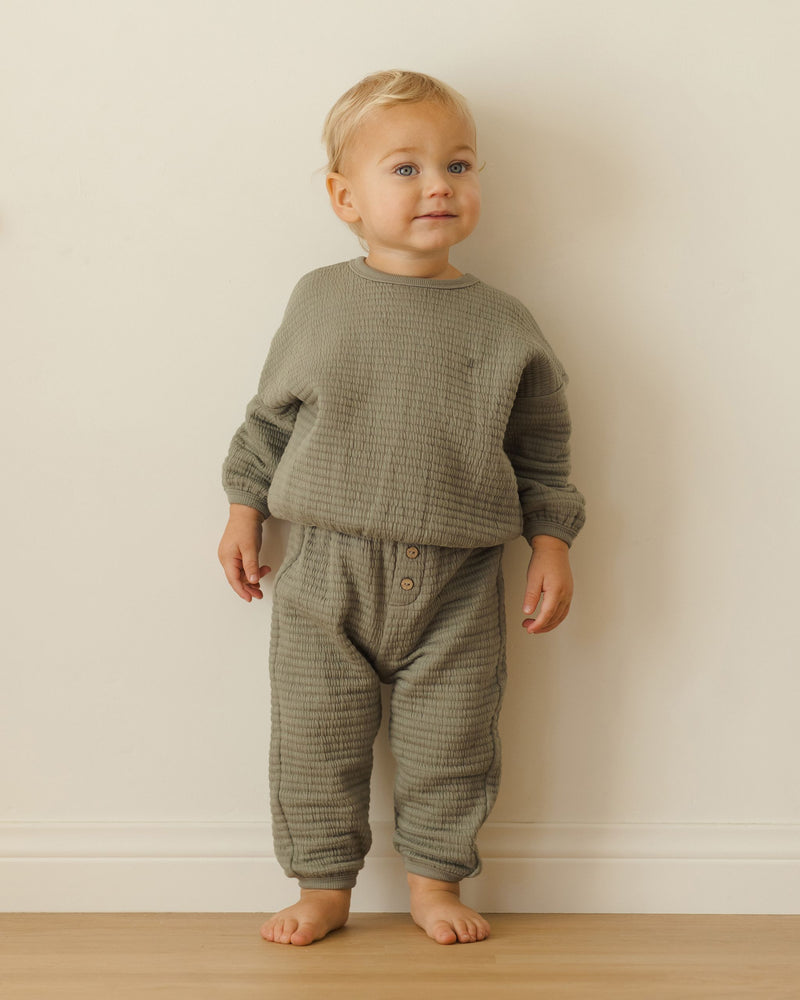 Forest Textured Sweat Set