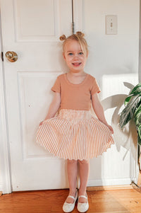 Grapefruit Pointelle Tee